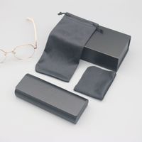 Ensemble d'emballage personnalisé pour étui à lunettes en PU, kit complet de rangement pour lunettes de vue et de soleil, emballage de vente au détail