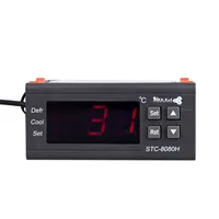 Controle de temperatura diferencial de aquecimento e resfriamento STC-8080H