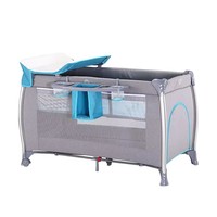 Lit bébé en métal OEM ODM en gros, parc pour bébé portable, pieds en aluminium amovibles, simplicité moderne, chambre à coucher, salon