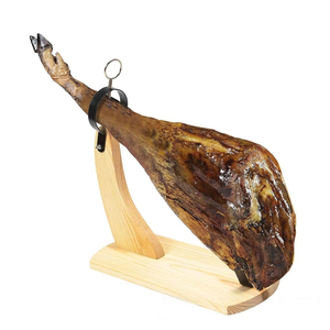 Support de cuisine en bois à un seul niveau, portable et robuste, pour le séchage et la découpe des saucisses, et la présentation des aliments - Product Image 5