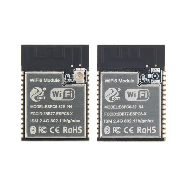 ESPC6 Wireless Module Wifi 6 BLE5.0 Zigbee3.0 Thread Module ESP32-C6 Chip ESPC6-32-N4 ESPC6-32E-N4 ESPC6-32 ESPC6-32E