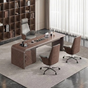 Set Moderno di <span class=keywords><strong>Divano</strong></span> <span class=keywords><strong>e</strong></span> Tavolino da Ufficio in Pelle per Reception, Combinazione di Arredi per Spazi Dirigenziali - Product Image 6