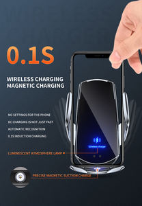Support de téléphone Q3 à serrage automatique, <span class=keywords><strong>induction</strong></span> infrarouge, <span class=keywords><strong>chargeur</strong></span> sans fil pour voiture Q3, charge rapide - Product Image 3