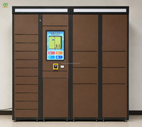 Casillero Inteligente YL para Entrega de Paquetes, Estructura Desmontable, Compatible con Desarrollo de Software, Energía Solar, Gabinete de Acero Impermeable