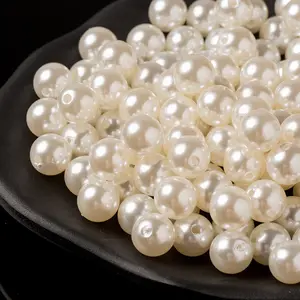 Hot verkaufen billige runde Multi size bunte ABS Perlen lose für Armband und Halskette