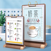 Support de table pour menu, porte-cartes, porte-affiches, présentoir de commande pour café et hôtel
