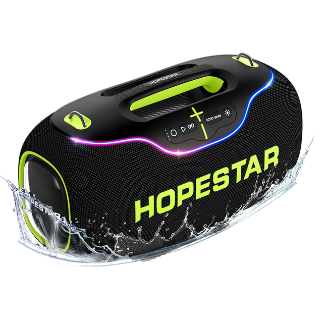 New Original HOPESTAR A80 350W BT Wireless Speaker IPX7 Waterproof Outdoor Portable Removable Battery TWS RGB Home Theatre Party