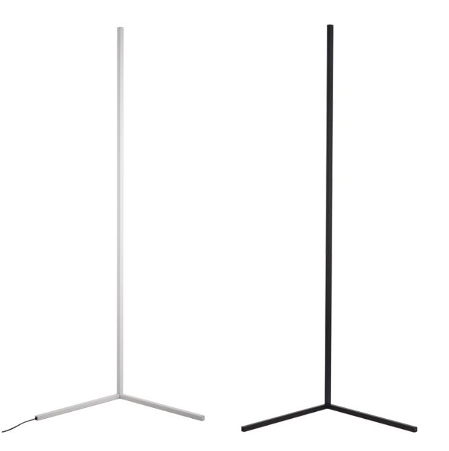 Lampada d'angolo soggiorno colorato rosso netto triangolo dal vivo riempire luce atmosfera lampada LED lampada da terra RGB dimmerabile