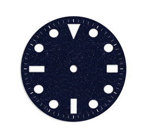 หน้าปัดนาฬิกาอะเวนทูรีนเปล่าแบบ OEM ที่ปรับแต่งได้ พร้อมดัชนีเรืองแสง ดีไซน์ Starry Night สำหรับผู้ผลิตแบรนด์ Nh34 Nh35 - Product Image 1