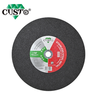 Disque de coupe abrasif de 14 pouces 355x3mm pour acier et métal, disque de coupe haute vitesse T41 pour scie à onglet OEM