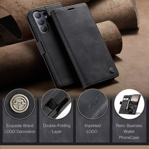Étui portefeuille en cuir à fentes magnétiques pour cartes pour <span class=keywords><strong>Samsung</strong></span> S26 Ultra S25 Edge S24 S23 S22 <span class=keywords><strong>S21</strong></span>, <span class=keywords><strong>coque</strong></span> de <span class=keywords><strong>téléphone</strong></span> à rabat avec support intégré - Product Image 3