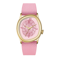 Montre-bracelet pour homme personnalisée par HANNAH MARTIN, montre classique vintage, bracelet en cuir de vachette de haute qualité, cadran argenté, montre à quartz