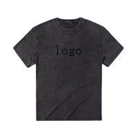 T-shirt en coton respirant tricoté <span class=keywords><strong>de</strong></span> haute qualité avec impression personnalisée, anti-boulochage, séchage rapide, coupe ample, streetwear pour homme - Product Image 4
