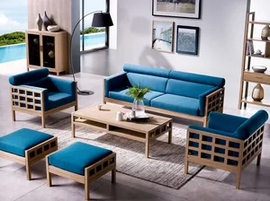 Kustom OEM satu dua tiga kursi furnitur kayu rumah modern ruang tamu mewah High-end hotel desainer universal set sofa elegan