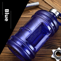Bouteille en plastique transparent 2l, de grande capacité, avec carafe à eau, pour la gymnastique, 300 ml