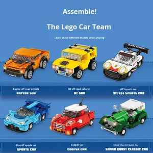 FC8299 <strong>Square</strong> Orange <strong>Mini</strong> Collectible Car 2.0 Off-Road Vehicle Model Toy Teens Adults Unisex ABS Plastic 1:6 <strong>Scale</strong> 40-Piece - Product Image 3