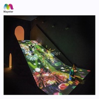 Jeu de projecteur de sol interactif immersif pour aire de jeux intérieure
