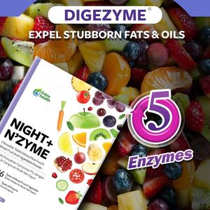Tabletas Masticables <span class=keywords><strong>Wonderfit</strong></span> Night+ N'ZYME con Enzimas de 36 Frutas y Vegetales para Adelgazar, Mejorar la Digestión y el Sueño - Product Image 4