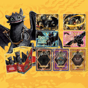 Boîte mystère officielle authentique de jeu de cartes à collectionner, personnage d'anime du <span class=keywords><strong>film</strong></span> Dragon Hunt, cartes de How to Train Your Dragon, pack Chengfeng - Product Image 4
