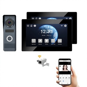 Interphone vidéo filaire FARHD Villa 2 avec prise en charge multilingue, écran tactile IPS HD 7 pouces 1024*600, étanche IP65, design européen, facile à installer - Product Image 3