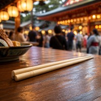 Baguettes jetables en bambou naturel écologiques pour fêtes de barbecue en plein air