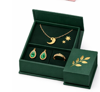 Boîte cadeau de luxe pour bijoux en fourrure avec carton ondulé recyclé, design personnalisé, gaufrage, revêtement UV mat, forme et taille personnalisables
