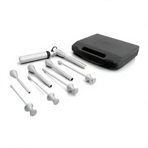Dog Vaginal Specula Light 5-Piece Set <b>Chrome</b> Plated Brass Reusable Durable Veterinary 2C Battery Handle Plastic <b>Box</b> - Product Image 1