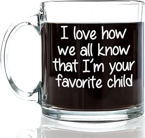 <span class=keywords><strong>Sono</strong></span> il tuo bambino preferito regali divertenti in vetro per la festa del papà per papà novità Idea regalo di compleanno per i genitori - Product Image 4