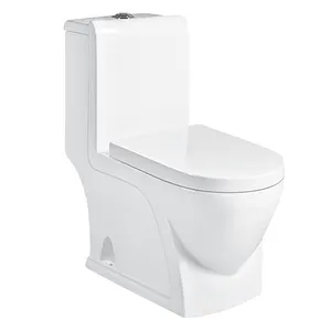 Beyaz renk s-tuzak su dolap tuvalet sifonik floş tek parça tuvalet çin üretici