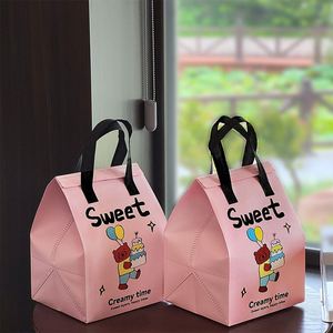 Emballage thermique à emporter en aluminium alimentaire réutilisable sur mesure, sac en tissu non tissé avec taille personnalisée - Product Image 3