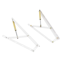 Kit de mécanisme de levage de lit de rangement robuste avec vérins à gaz, quincaillerie pour canapé-lit Murphy escamotable, pour meubles gain de place