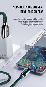<span class=keywords><strong>Cable</strong></span> de Carga Rápida de 100W al por Mayor con Pantalla Digital USB-C para <span class=keywords><strong>Macbook</strong></span>, <span class=keywords><strong>Cable</strong></span> de Carga Rápida para Teléfono - Product Image 4