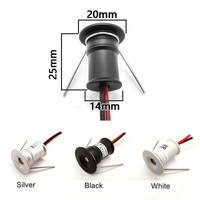 12V 1W Mini Travail Lumière Décoration Downlights Intérieur Led Plafond Spot Lumières Encastré Maison Intérieur Aluminium DC 12V Salle De Bains Moderne