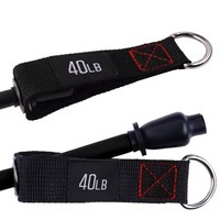 Juego de Bandas de Resistencia para Ejercicio TALLTOP de 11 Piezas, de Látex de Alta Elasticidad, Color Personalizado, 10-50LB
