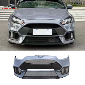 Kit carrosserie pour <span class=keywords><strong>Ford</strong></span> Focus RS Hatchback 2016-2018, nouveau pare-chocs avant et arrière et jupes latérales en plastique sans couleur - Product Image 2