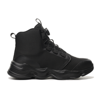 Chaussures de sécurité Diansen D830 pour hommes, avec embout en acier, anti-perforation, anti-écrasement, mi-montantes, pour la construction et l'usine