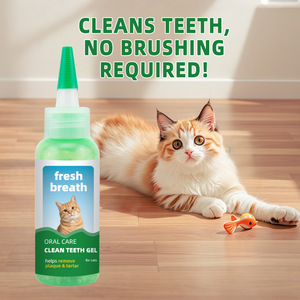Pasta Dental para Gatos Cross-border, Gel Limpiador para un <span class=keywords><strong>Aliento</strong></span> Fresco y Eliminación <span class=keywords><strong>de</strong></span> Placa y Sarro - Product Image 3