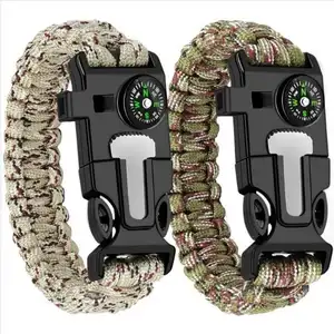 Groothandel Gratis Monster Survival 550 Lbs Tactische Paracord Armband Voor Outdoor Camping