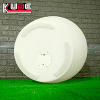 Fauteuil de club LED lumineux 69 cm en PE rotomoulé sans fil, fauteuil lumineux pour salon, restaurant, hôtels, bars, usine OEM