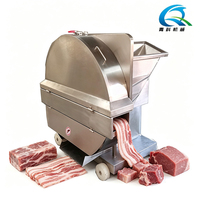 Machine à trancher la viande congelée en acier inoxydable, machine à découper les blocs de viande congelée pour l'usine de transformation de la viande