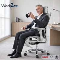Chaise de bureau ergonomique, certifiée BIFMA CE, pour la maison et le bureau, confortable et durable, livraison directe d'usine