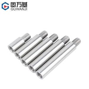 Guwanji Vis de réducteur à filetage interne/externe en acier inoxydable 304, à tête ronde simple, avec écrou allongé, pour poteau d'isolation - Product Image 2