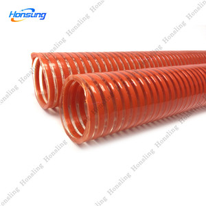 PVC Manguera Corrugada flexible 4 inch de color <span class=keywords><strong>naranjilla</strong></span> - Product Image 2