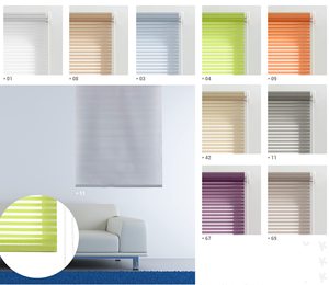 Bán Hot Zebra Rèm cho Windows kiểm soát ánh sáng đôi Con lăn Shades UV chặn sự riêng tư cửa sổ Rèm cửa - Product Image 6