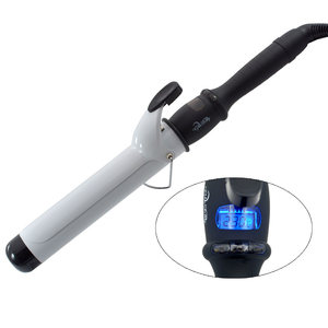 2024 nouveau électrique <span class=keywords><strong>Mini</strong></span> <span class=keywords><strong>céramique</strong></span> ionique LCD style fer PTC chauffage Rotation bigoudi pour usage domestique - Product Image 1