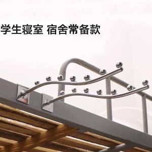 ราวตากผ้าสแตนเลสสำหรับระเบียงพร้อมตะขอหลายตัวสำหรับตากผ้า แบบติดตั้งด้วยตะขอ รูปทรงสี่เหลี่ยม - Product Image 3