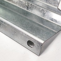 Barre de renforcement profilée 0,9 mm pour quincaillerie de porte de garage, pour portes sectionnelles industrielles et résidentielles
