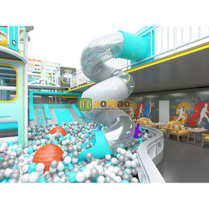 ศูนย์รวมความบันเทิงธีมเมืองแห่งอนาคต อาโอเลาโอ สนามเด็กเล่นในร่ม ขยายพื้นที่เมือง สไลเดอร์หิมะแห้ง ปีนผา ห้างสรรพสินค้า มาตรฐาน TUV/CE - Product Image 5