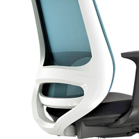 Chaise de bureau ergonomique à dossier ailé en maille, certification BIFMA, pivotante à 360°, réglable en hauteur, garantie 5 ans pour un confort prolongé au bureau