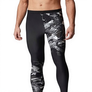 Men's Full Length <b>Compression</b> <b>Leggings</b> Quick Dry Athletic Running Gym Fitness Tights Manufacturer - Product Image 1